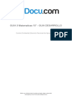 Guia 3 Matematicas 100 Guia Desarrollo