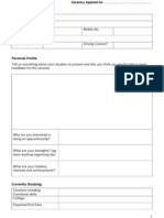 Application Form