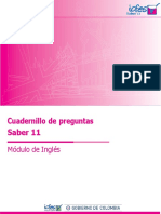 (TERCERO) - Cuadernillo de Preguntas Ingles Saber 11