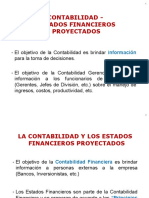 Contabilidad - Estados Financieros Proyectados: Información