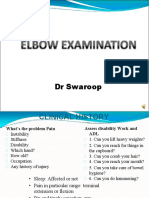 Examination of Elbow