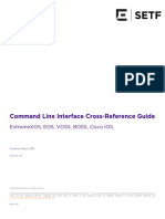 Command Line Interface Cross-Reference Guide: Extremexos, Eos, Voss, Boss, Cisco Ios