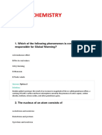 CHEMISTRY MCQs