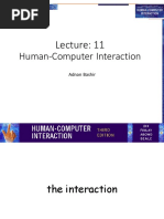 Human-Computer Interaction: Adnan Bashir