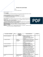 Proiect de Activitate Matematica GR Mica