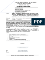 Informe #01 - Uf Conformidad de Servi. Pistas y Veredas Anchonga