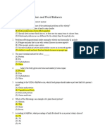 Chapter 14: Nutrition and Fluid Balance: Multiple Choice. Choose The Correct Answer