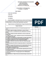 Syllabus Structural Theory 2 