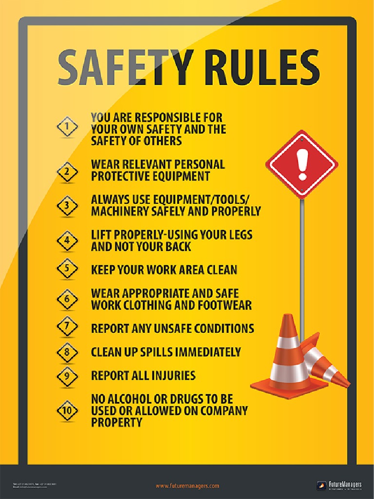 A1 Safety Rules | PDF