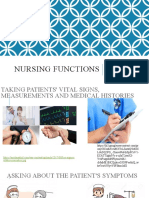 Nursing Functions: Daily Routine Sebastian Villalba Nossa