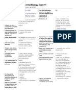 Developmental Biology Exam #1