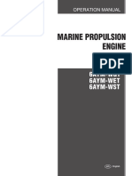 Manual Operation Yanmar 6 AYM