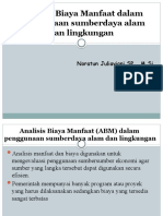 Analisis Biaya Manfaat SDA