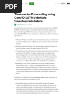 Time-Series Forecasting Using Conv1D-LSTM - Multiple Timesteps Into Future