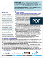 Key Skills Profile Summary: Krishan Mohan Sharma