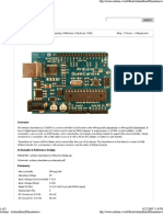 Arduino Duemilanove - Datasheet