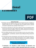 1-International Economics - Nature & Scope