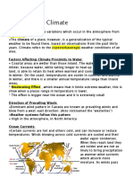 Weather and Climate