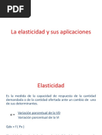 Semana 6 - La Elasticidad y Sus Aplicaciones