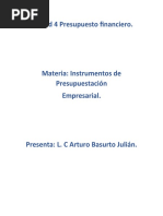 Unidad 4 Presupuesto Financiero