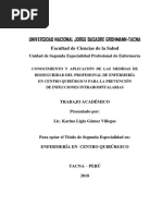 Conocimiento y Aplicación de Las Medidas de Bioseguridad Del Profesional en Enfermería