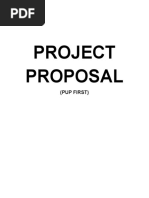 Project Proposal: (Pup First)