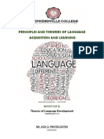 MODULE 2 - Language Aquisition