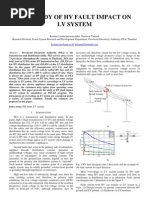 HV Fault Impact On LV System