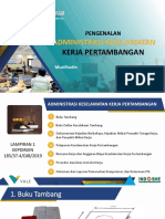 Pengenalan Administrasi K3 Pertambangan R01 GI