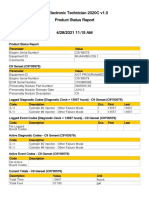 Cat Electronic Technician 2020C v1.0 Product Status Report