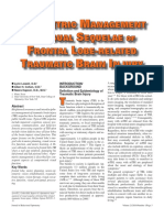 Optometric Tometric Management of Visual Sequelae of Frontal Lobe