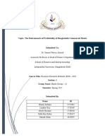 Topic: The Determinants of Profitability of Bangladeshi Commercial Banks