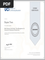 Xuyen Tran: Course Certificate