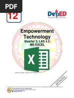 Empowerment Technology: Quarter 3, LAS 4.3: Ms Excel