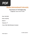 Fluid Mechanics Sessional CE 262