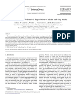 Microstructure and Chemical Degradation of Adobe and Clay Bricks