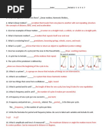 Day 1 - Harmonic Motion Notes Page