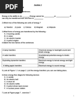 1,1 Introduction To Energy: Section 1