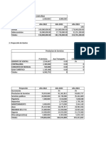 Proyeccion Ventas y Gastos para 3 Inversiones