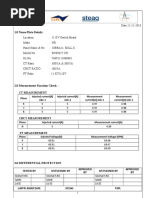 Tested by Witnessed by Approved BY Witnessed by Approved BY Signature Siginature Siginature Name Name Name Date Date Date Laxmi Associate Steag TSPL