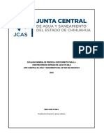 Catalogo Agua Potable Mayo 2019 JCAS Chih