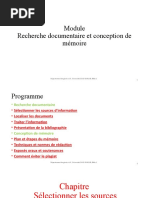 Module M2 Recherche Documentaire