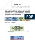 ACENTO - Y - TILDE Hiato Diptongo Reglas Ejercicios - 3