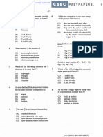 Chemistry CSEC June 2015 P1