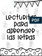 245 Oro Lecturitas para Aprender Las Letras