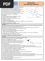 Exercices 2 Les Lois de Newton