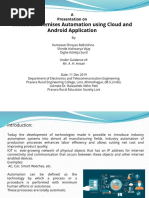 Industrial Premises Automation Using Cloud and Android Application