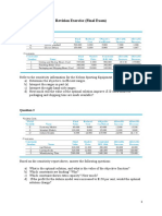 Revision Exercise (Final Exam)