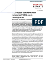 Grading Prognosis Meningioma