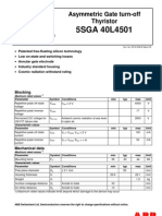 5SGA 40L4501: Asymmetric Gate Turn-Off Thyristor